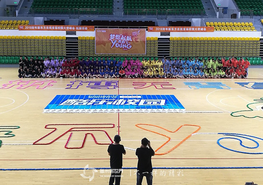 夢想啟航，青春飛young—新東方在線校園大使多米諾團隊大挑戰(zhàn)