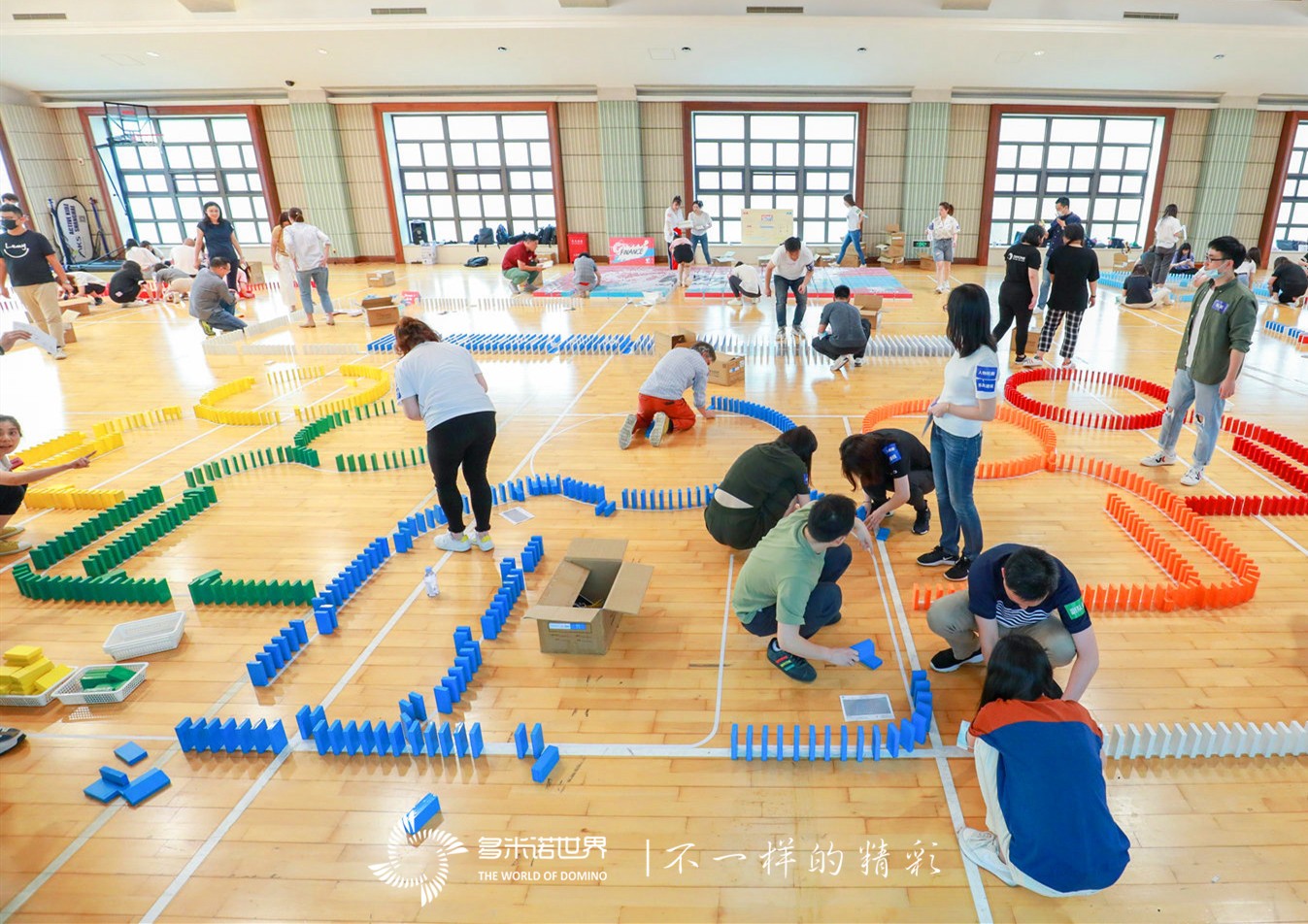 包容協(xié)作-達(dá)能CBS部門多米諾團(tuán)隊活動