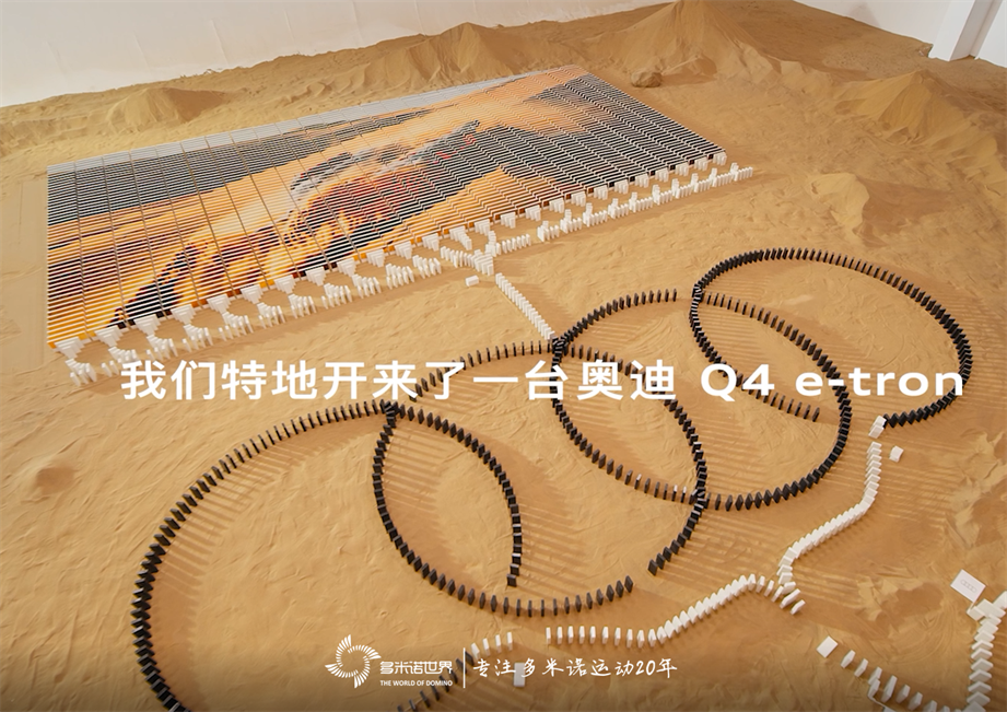 “沙漠多米諾”致敬RS Q e-tron與奧迪車隊